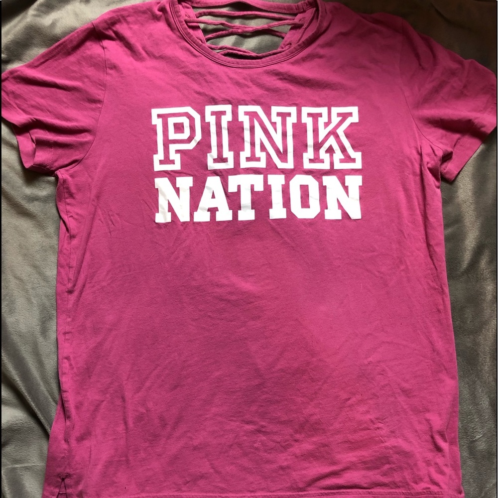 PINK Nation Strappy Tee